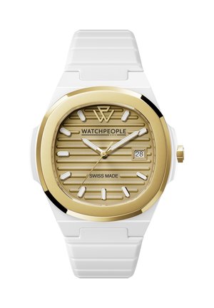 Watch - gold coloured white