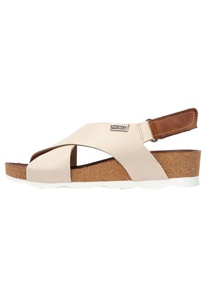 MAHON - Sandalen met sleehak - marfil