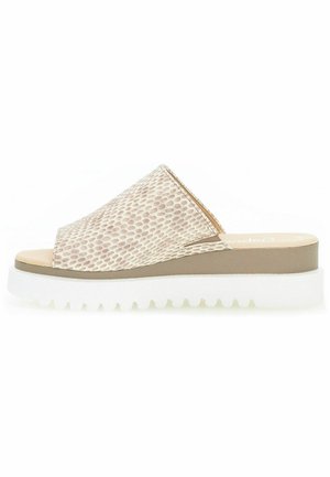 GABOR PANTOLETTEN - Sandaler - oat