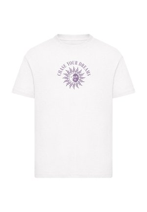 Trükipildiga T-särk - white