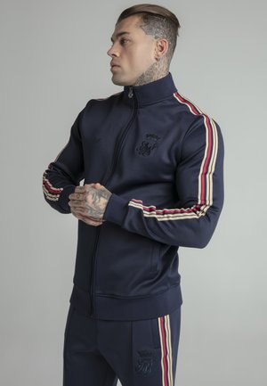 MESSI X SIKSILK FUNNEL ZIP TOP UNISEX - Zip-up sweatshirt - navy