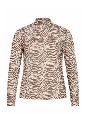 VILA, VILEOA L/S HIGH NECK TOP - NOOS - T-shirt à manches longues - birch