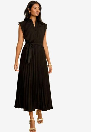 REGULAR FIT - Skjortklänning - black