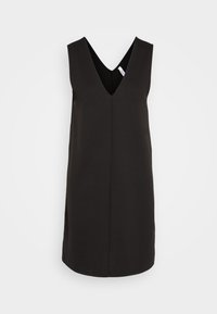 ONLY ONLBIANCA V NECK DRESS - Obleka iz džersija - black