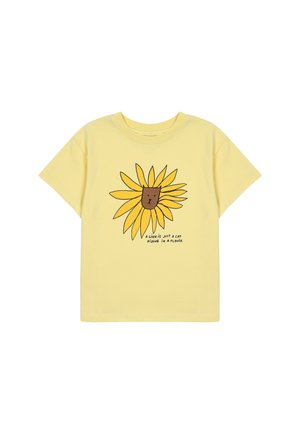 LION UNISEX - Print T-shirt - light yellow