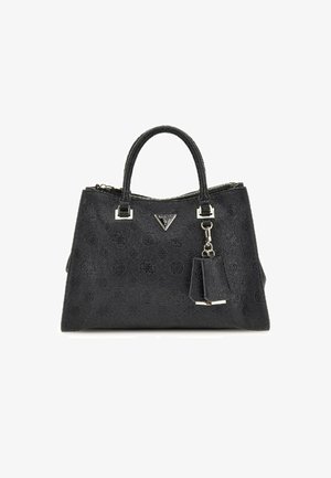 Guess ANADELA SATCHEL - Borsa a mano - natural/black/beige Guess ANADELA SATCHEL - Borsa a mano - natural/black/beige