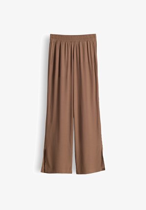 OPUS PANTS, WIDE FIT HIGH RISE - Broek - mocca mousse