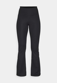 TRAINING FLARE LEGGINGS INTERLOCK - Punčochy - black