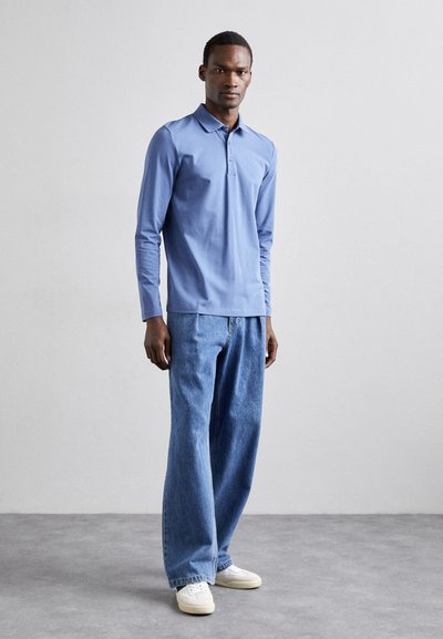 Filippa K LUKE STRETCH - Polo majica - paris blue