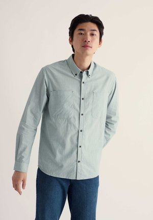 Seasalt Cornwall, SEASALT CORNWALL MEN'S KELLIK STRIPED SHIRT - Chemise - grey - huers hut quarry