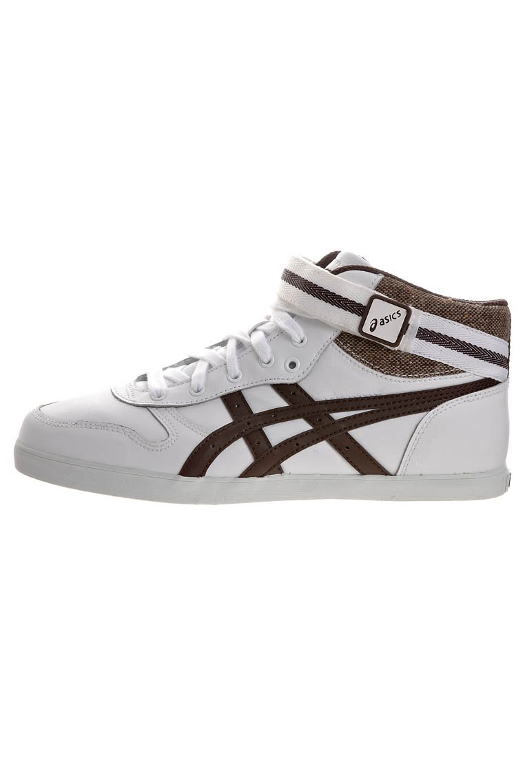 ASICS Kaeli MT - Sneakers hoog - white/dark brown/wit - Zalando.nl