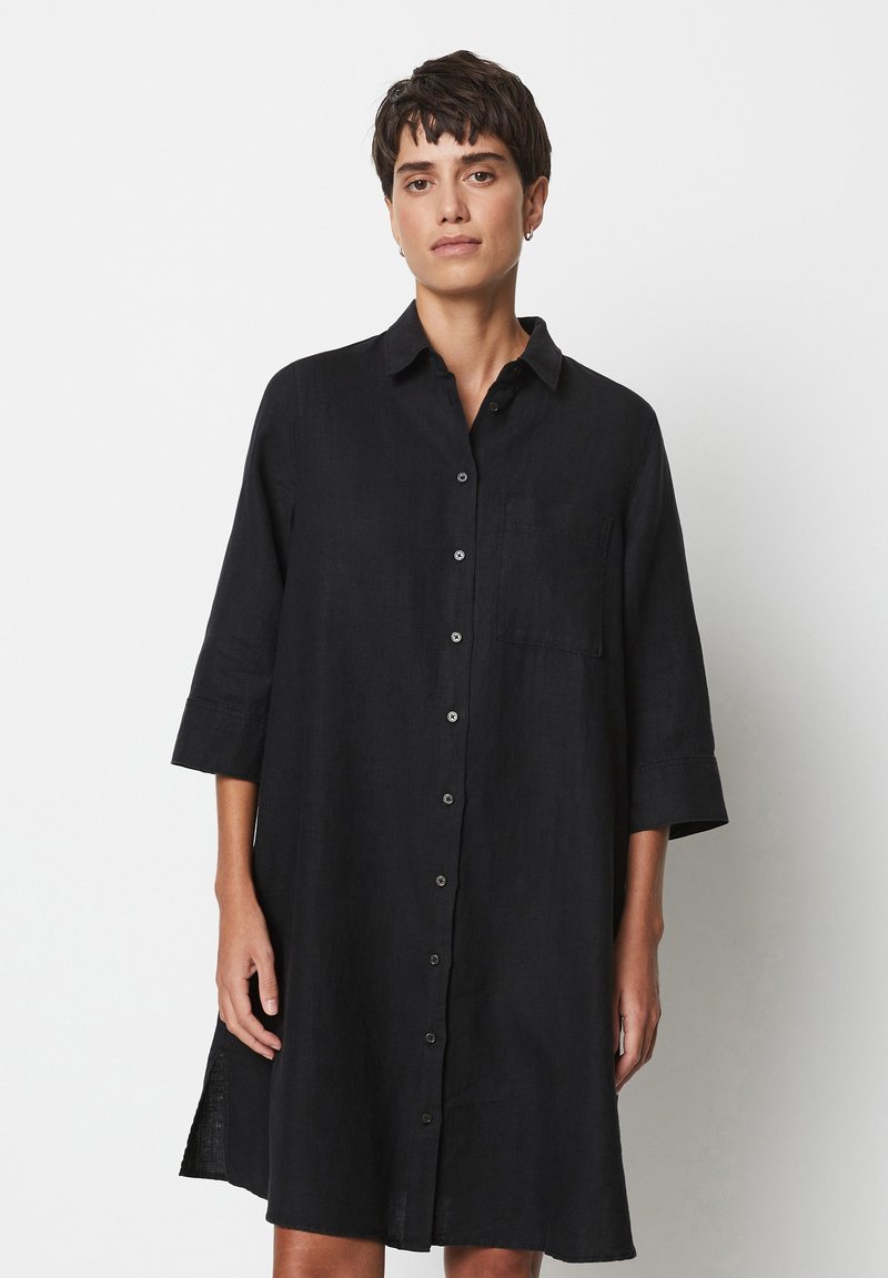 Marc Robe Russian Marc O'Polo Robe chemise - black/noir - ZALANDO.FR