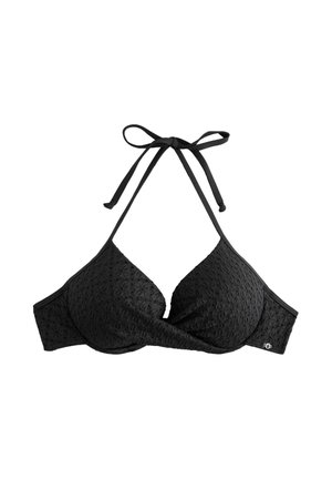 Next PADDED WIRED PLUNGE BIKINI TOP STANDARD. - Vrchný diel bikín - black
