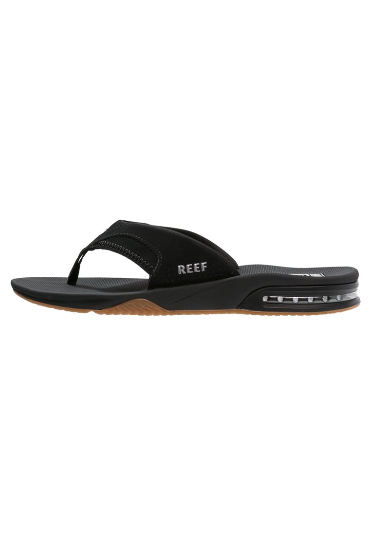 Reef - FANNING - T-sandali - black/silver, Povečajte