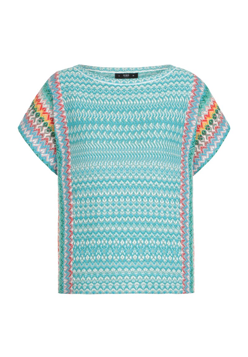 Ivko T-shirt print lichtblauw
