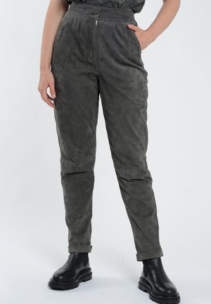 Skindbukser - anthracite