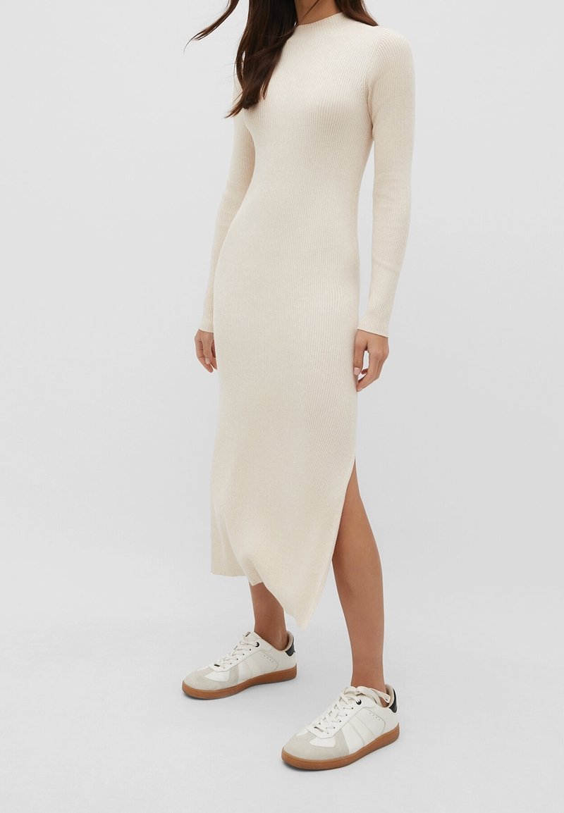 stradivarius knit dress Long lace knit dress - Women's fashion