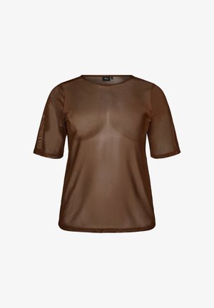 Zizzi, Bluse - braun