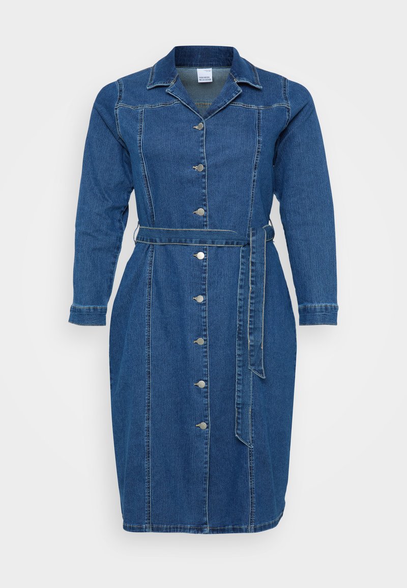 Vero Moda Curve Jeansjurken donkerblauw denim