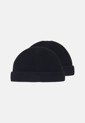 ONSSHORT BEANIE 2 PACK - Beanie - black