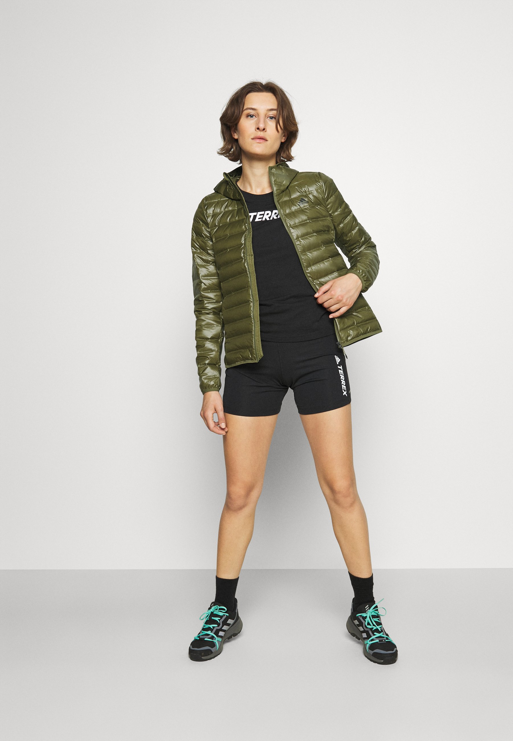 varilite hooded down jacket