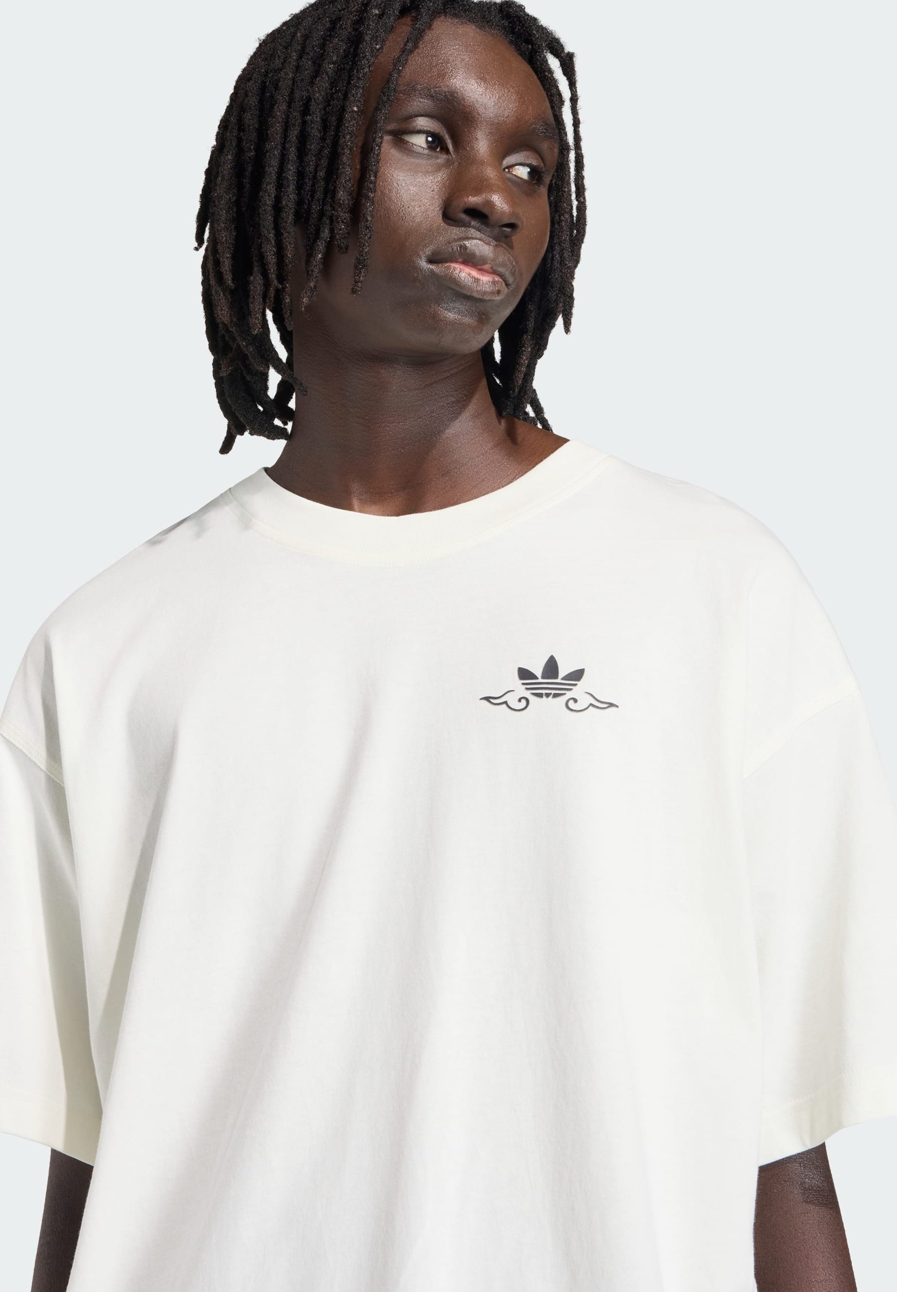 adidas Originals FROG TEE - Print T-shirt - off white/off-white