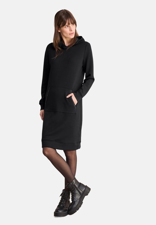 Jerseykleid - schwarz