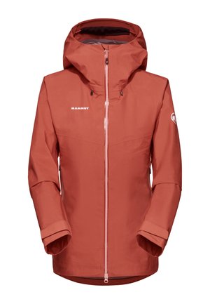 Mammut CRATER HOODED - Hardshell jacket - brick