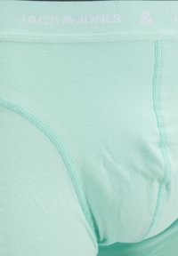 Boxers verts menthe à la texture douce, dotés d'une ceinture logo dans une teinte plus claire. Détails des coutures le long des côtés.