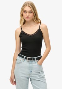 Superdry & Co ESSENTIAL - Top - bison black