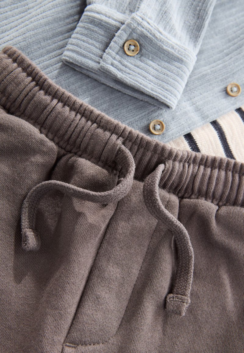Chemise cintrée Bruce texturée blanche Col Boutonné Café Coton F