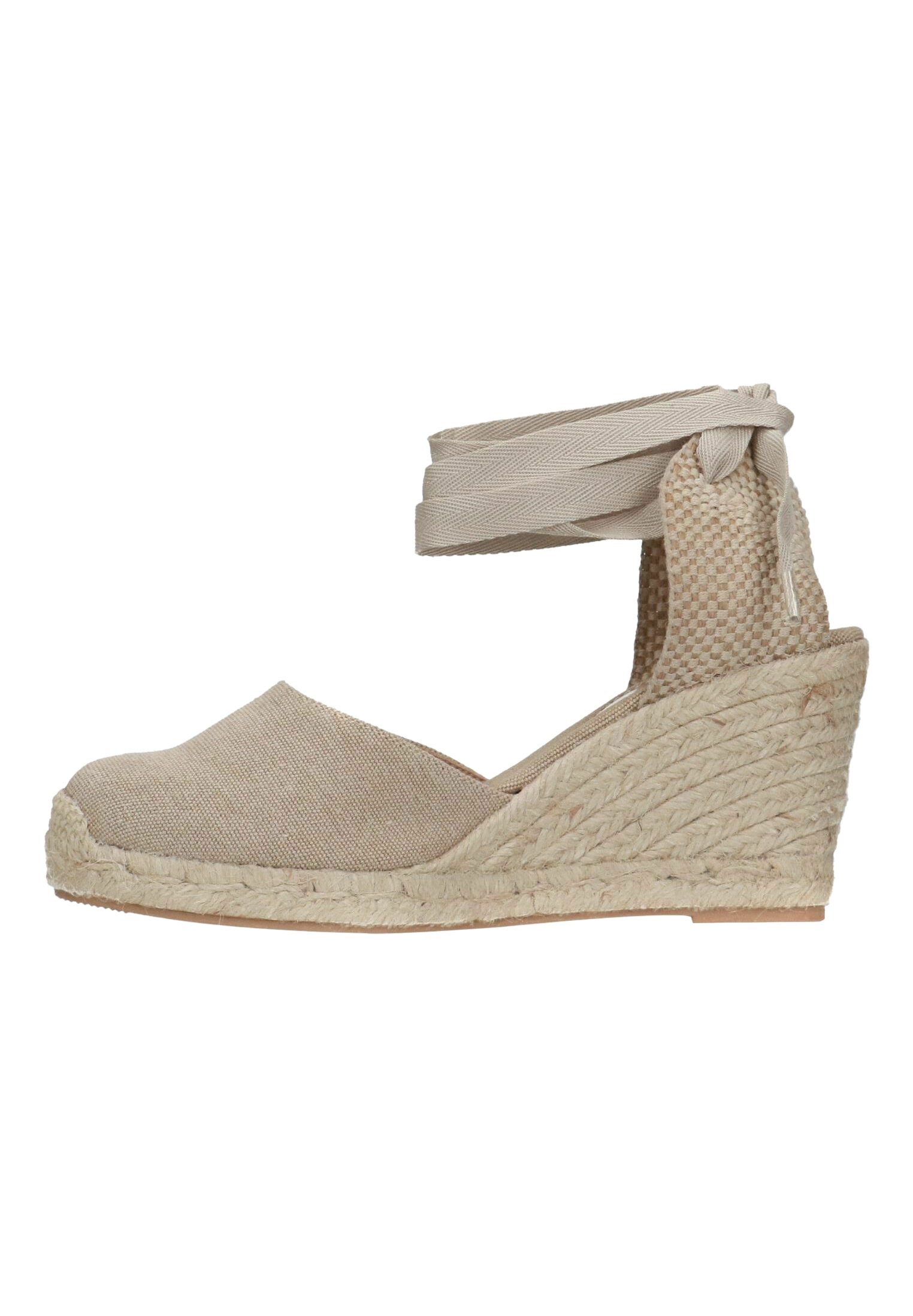 Manfield Sandalen met sleehak - beige - Zalando.nl