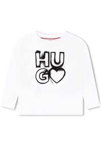 HUGO Kids LONG SLEEVE - Top s dlouhým rukávem - white