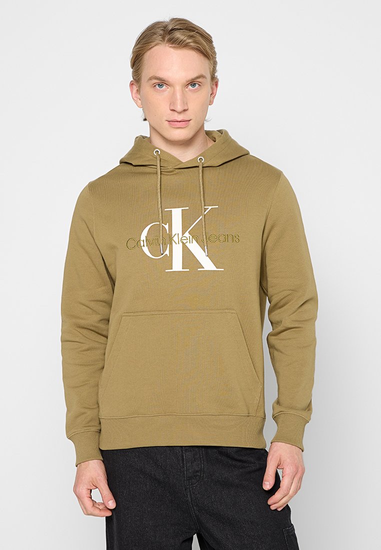 Calvin Klein Jeans Hoodie olijfgroen Calvin Klein Jeans Hoodie olijfgroen