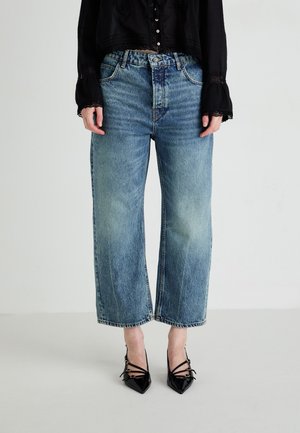 Free People DEEP TRANCE DROPPED - Džíny Relaxed Fit - blue denim