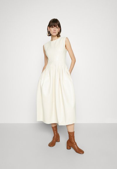 Philosophy di Lorenzo Serafini COATED DRESS - Cocktailkjole / festkjole - ivory