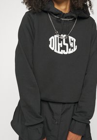 Diesel Felpa con cappuccio - black