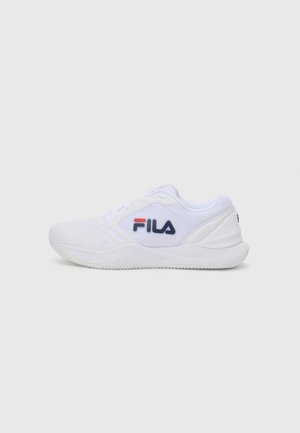 AXILUS 3 - da tennis per terra battuta - white/navy/red