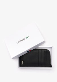 Lacoste ZIP CREDIT CARD HOLDER - Portafoglio - black
