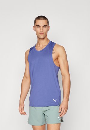 RUN GRAPHIC SINGLET - Top - blue crystal