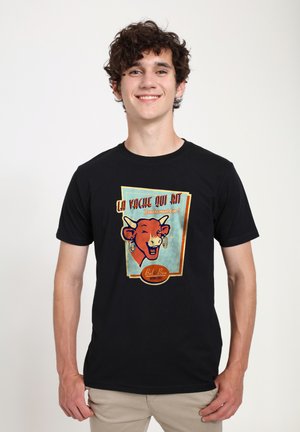 THE LAUGHING COW FOR CHEESE LOVERS - Print T-shirt - black