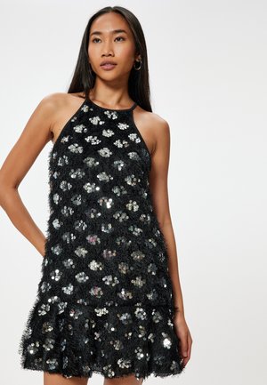 SEQUINED - Cocktail dress / Party dress - black