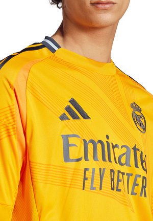 adidas Performance REAL MADRID AWAY LONG - Camiseta de manga larga - crew orange