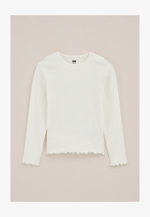 WE Fashion, Camiseta de manga larga - white