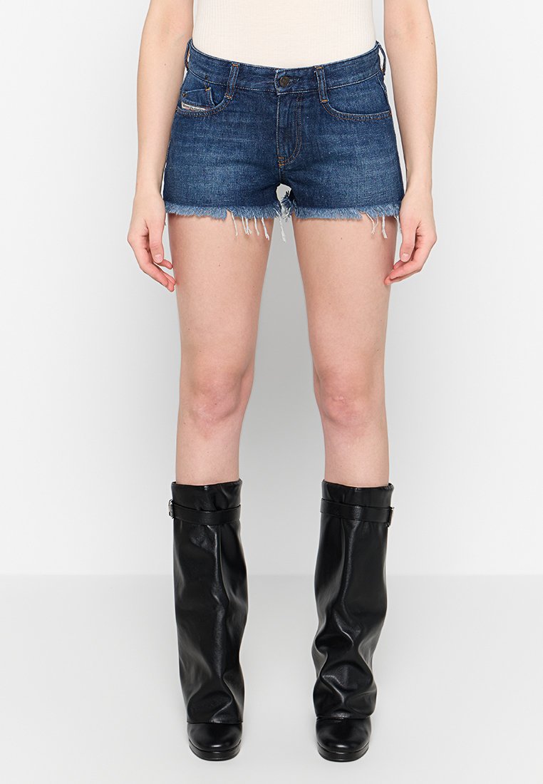 Diesel Jeansshort blauw
