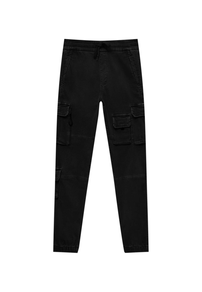 PULL&BEAR WITH MULTIPLE POCKETS Tracksuit bottoms black Zalando.de