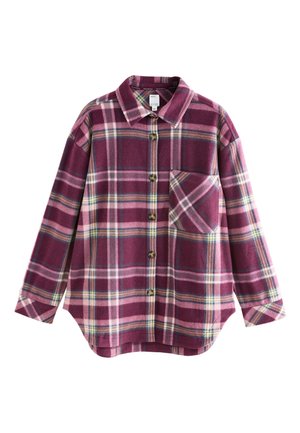 Next Fleecejakke - berry check