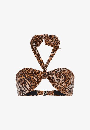Guess, BANDEAU-ANIMALPRINT - Bikini pezzo sopra - animalier