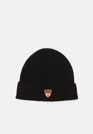 BANNER SHIELD BEANIE UNISEX - Čepice - black