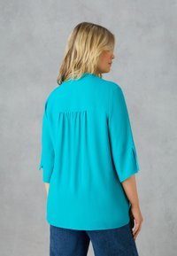 Live Unlimited London NEHRU COLLAR - Camicetta - turquoise